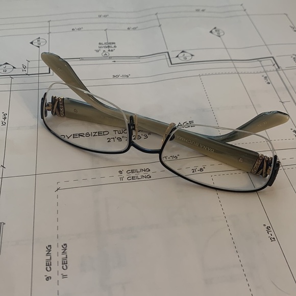 Dana Buchman Cecilia Half-rim Eyeglasses - Picture 7 of 9